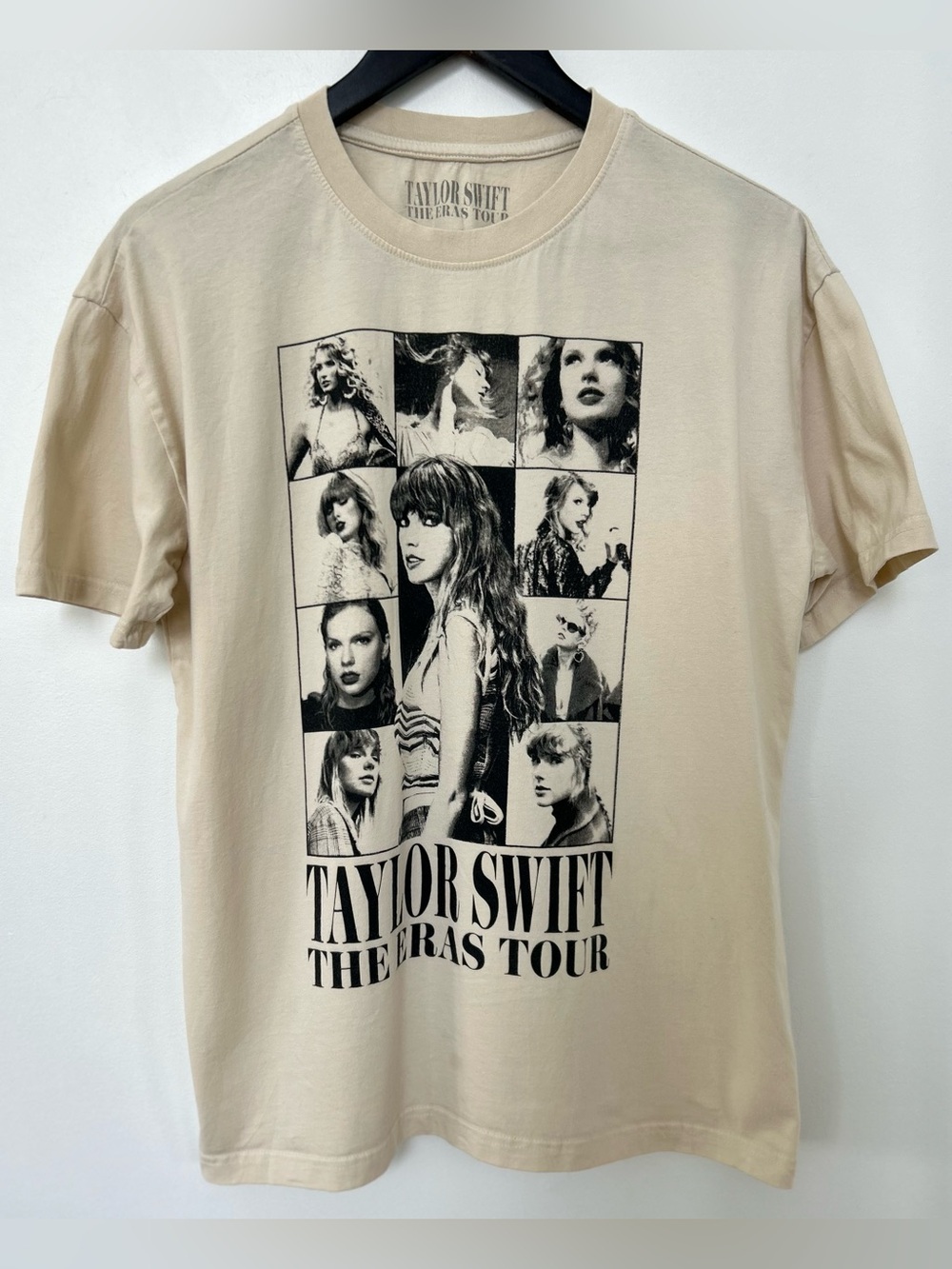 Taylor Swift The Eras Tour Official Beige Graphic Tee | Unisex Small 21x27